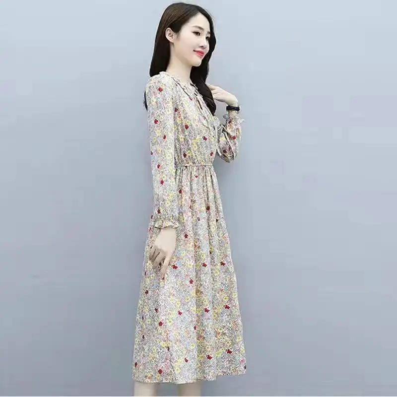 Long Sleeved Dress Set 2022 Spring and Autumn New Fashion Waist Closing Thin Windbreaker Foreign Style Two-piece Skirt Set