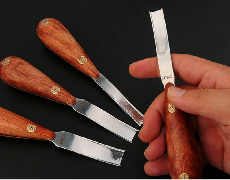 Kantenschneider Leder französisch 4 bis 16 mm Holzgriff