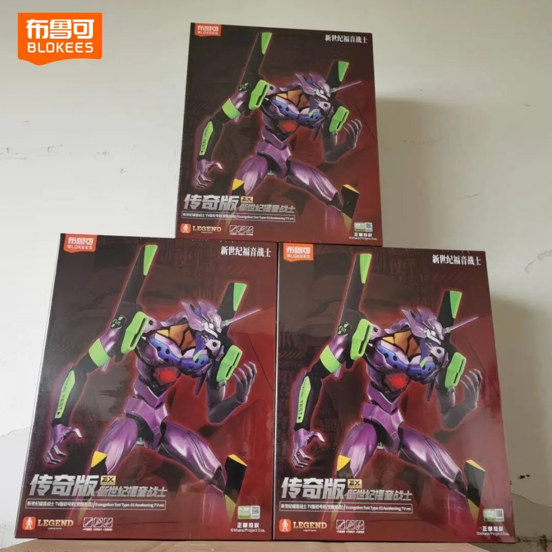 

Новые фигурки Blokees Evangelion Legend Edition EX Test Type-01 Awakening TV Version: сборный модельный набор Neon Genesis Eva