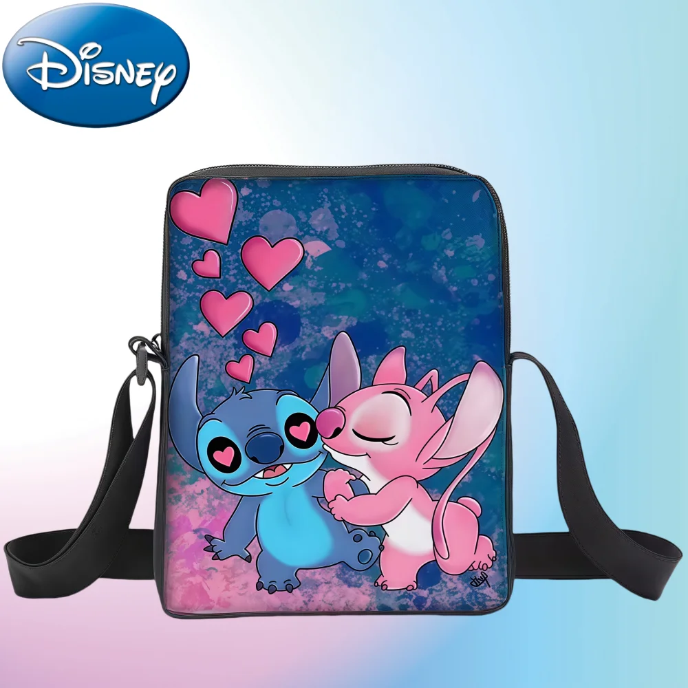 Disney Stitch Chrildern Shoulder bag primary school students single shoulder bag cartoon Boys Girls students bag kids Toy gifts
