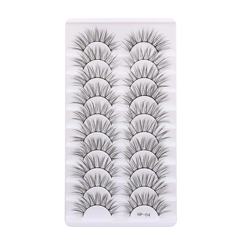Bande complète de Faux cils 3D dramatiques faits à la main, en Faux vison, sans cruauté, naturels, longs outils de maquillage pour les yeux, Extension de cils