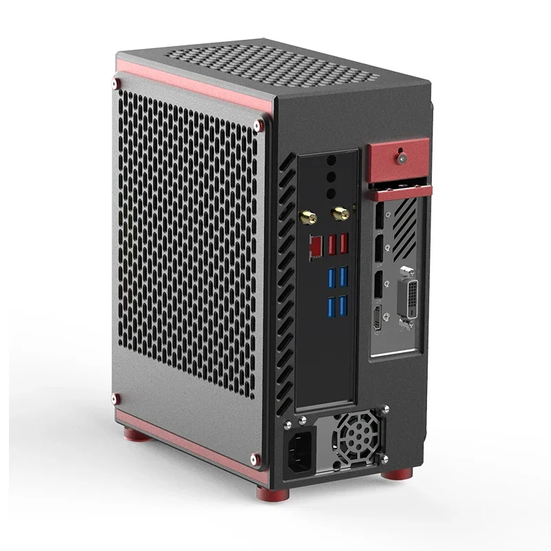 2022new [Spot] mini itx all aluminum chassis, mini desktop A4 F1-1u chassis