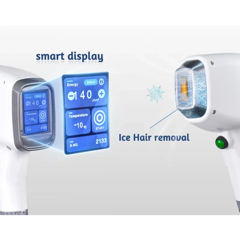 HIGH POWER 3500W hair removal beauty instrument ice titanium painless device 808 755 1064 diode laser hair removal machine