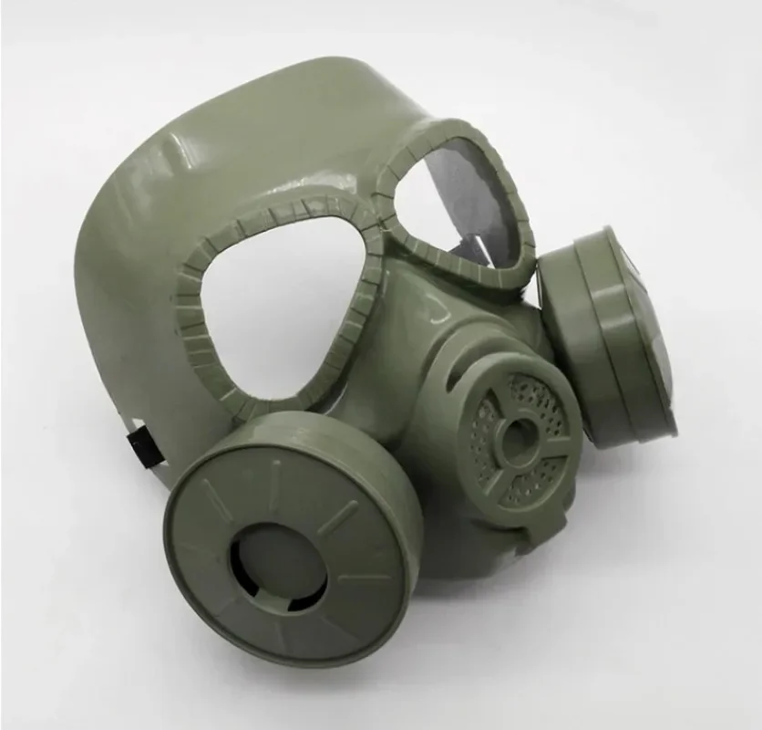 قناع تكتيكي تأثيري أقنعة الغاز التكتيكية الادسنس BB Gun CS تأثيري الملابس حماية كامل الوجه قناع واقي من الغاز الجمجمة حزام قابل للتعديل #2