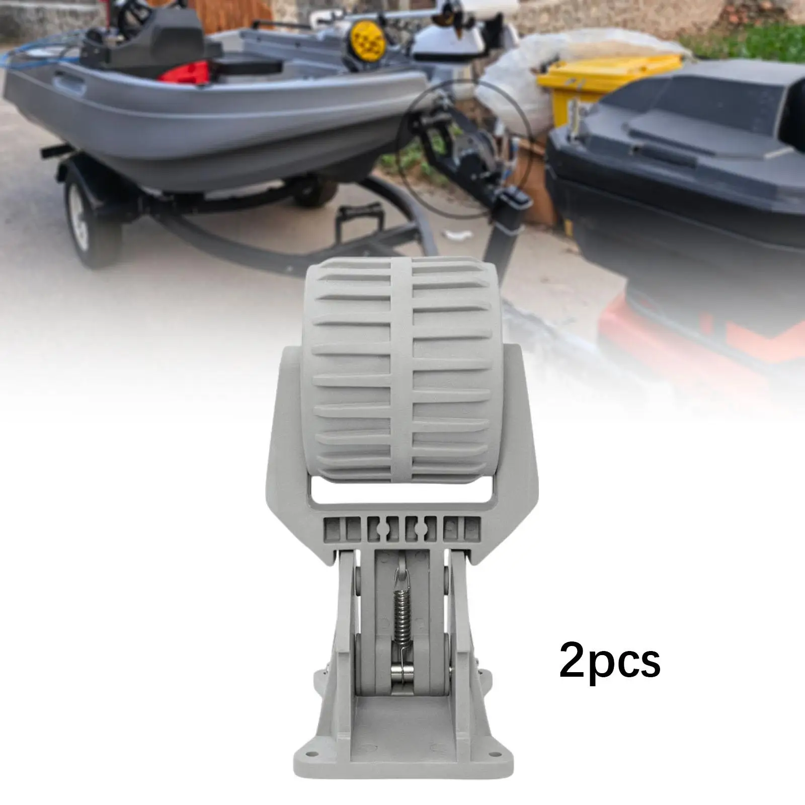

Heavy Duty Foldable Dinghy Launch Wheels Adjustable Boat Trolley for Inflatable Kayak and Rubber Boat