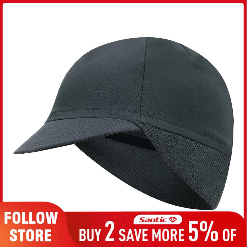Santic Winter Cycling Sports Warm Hat Outdoor Mountain Bike Road Riding Bicycle Warmth Prevention Ear Hood Caps