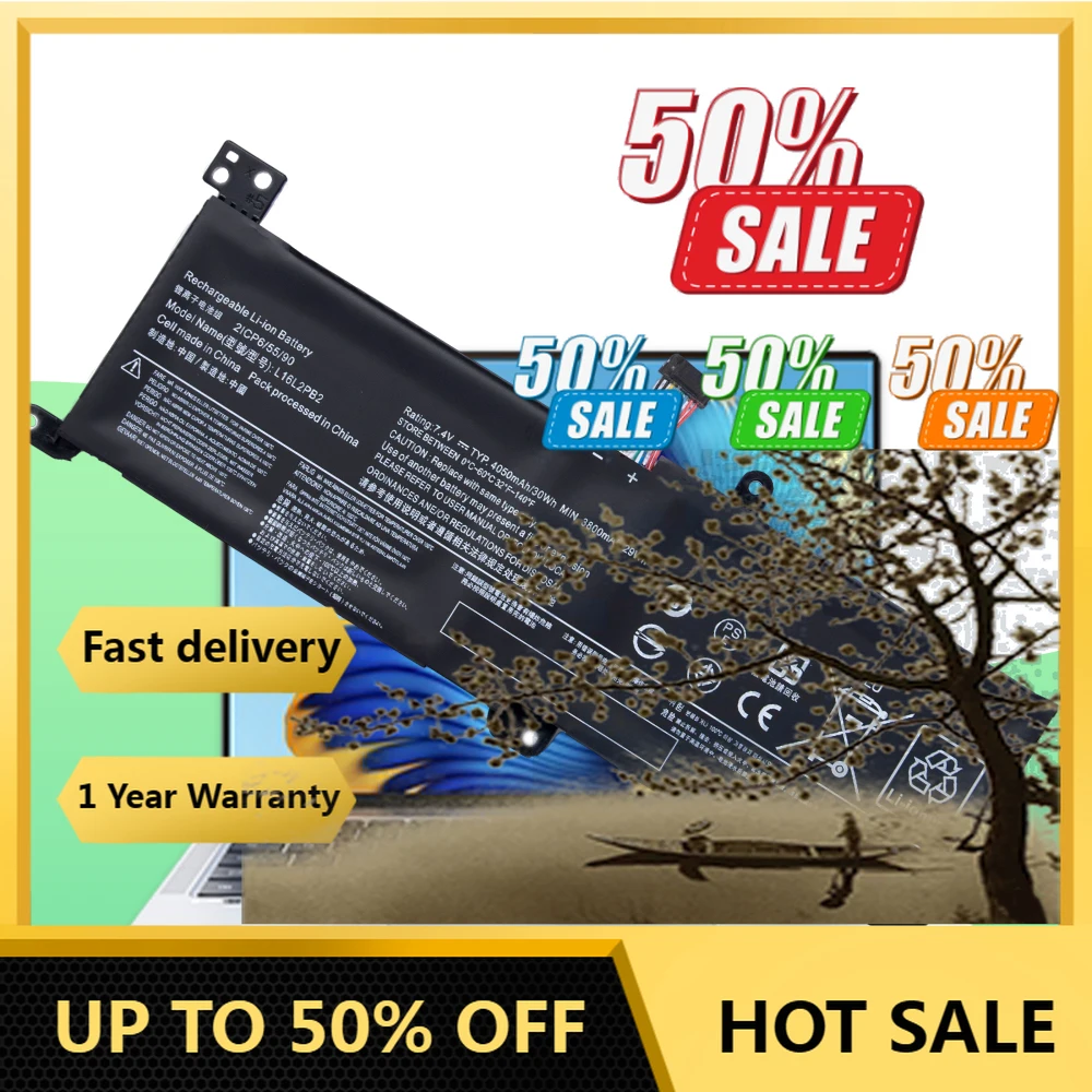 

【Fast Delivery】L16L2PB1 L16L2PB2 L16C2PB2 L16M2PB2 Laptop Battery For Lenovo IdeaPad 320-14AST 320-14IAP 14ISK 15ABR 15AST 15ISK