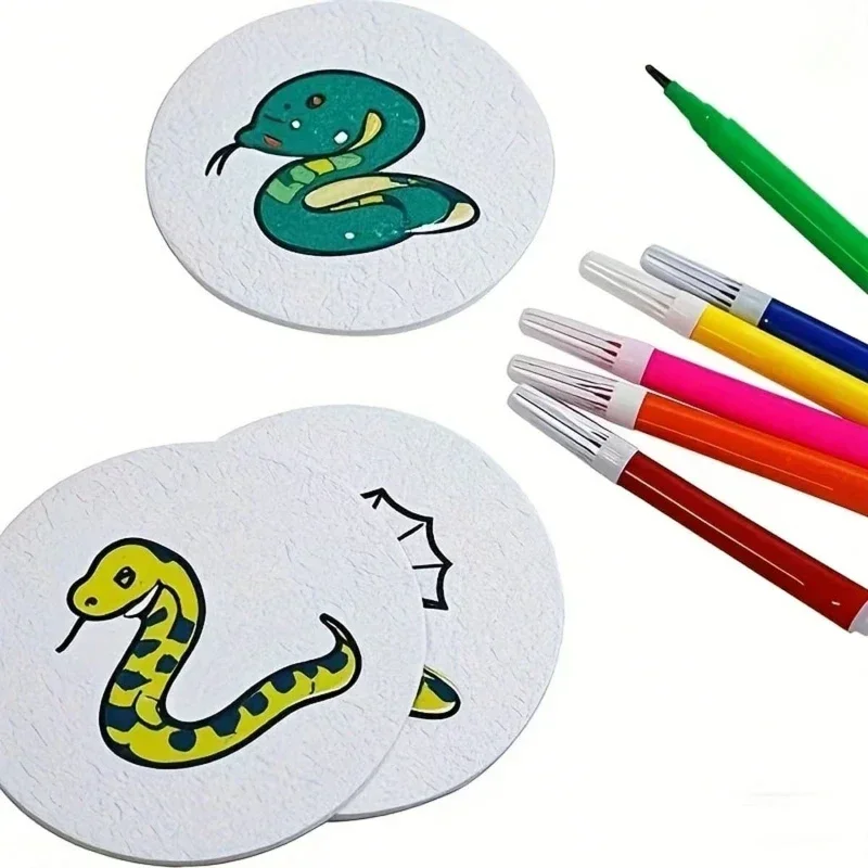 3D Round Heart-shaped Flower Paper Foam Art Paper DIY Creative Interesting Paper Art Emotional Connection Ideal Gift