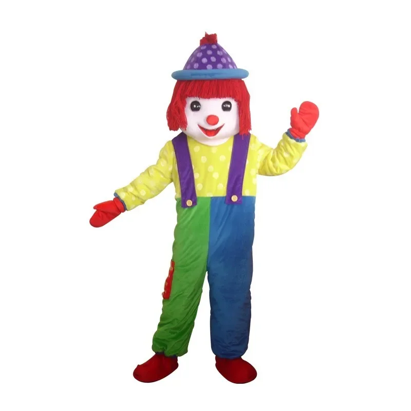 Clown Mascot Costume Advertising Carnival Halloween Event Unisex Cartoon Apparel Cosplay