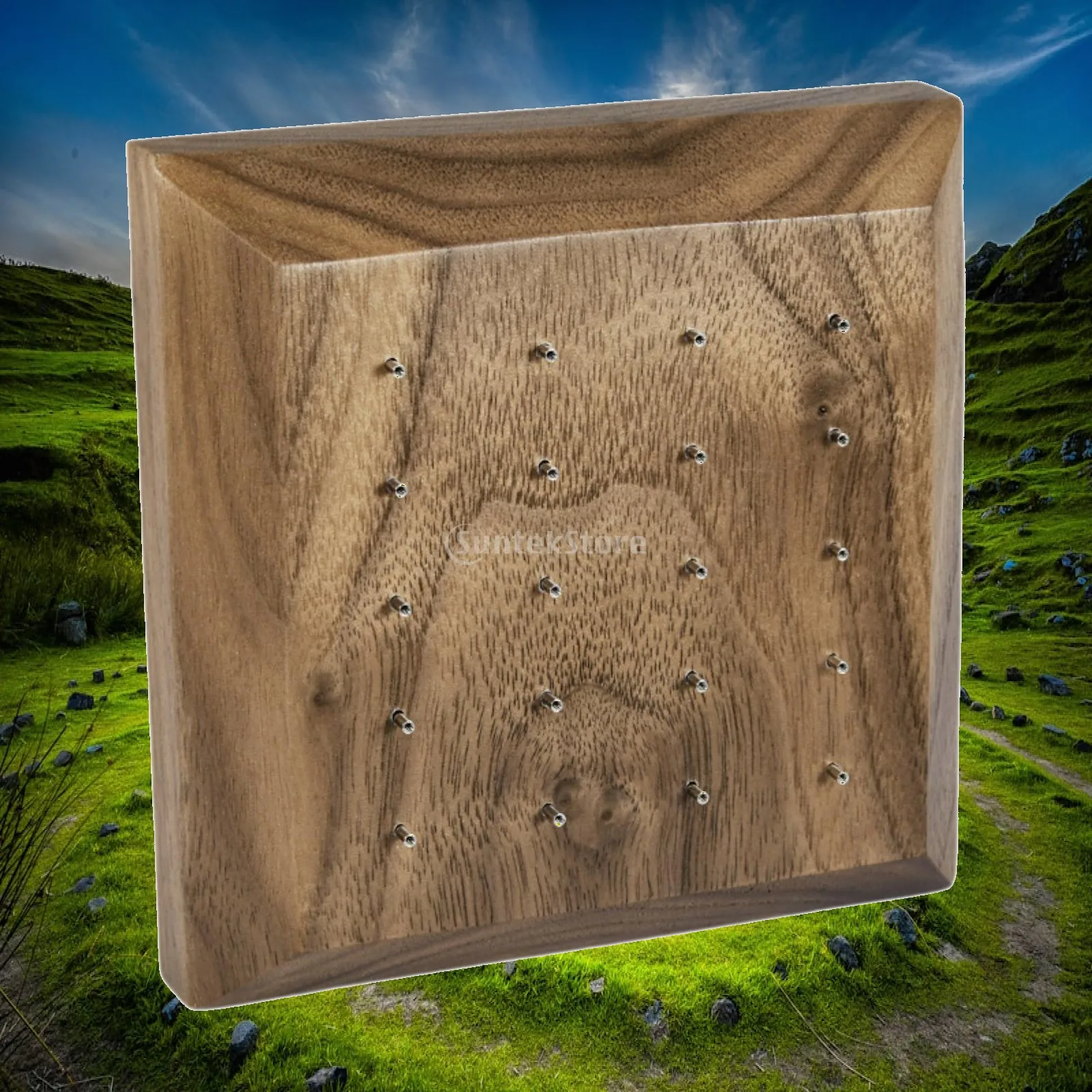 Piercing Jewelry Stand Wood Ear Studs Display Board Earring Organizer for Store Exhibitors and Vanity Showcase