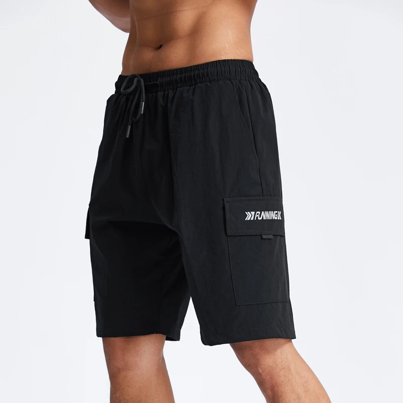 

Men Running Shorts Prints Big Pockets Short Casual Sports Quick Dry Training Workout Short Breathable Gym Male Jogger Shorts