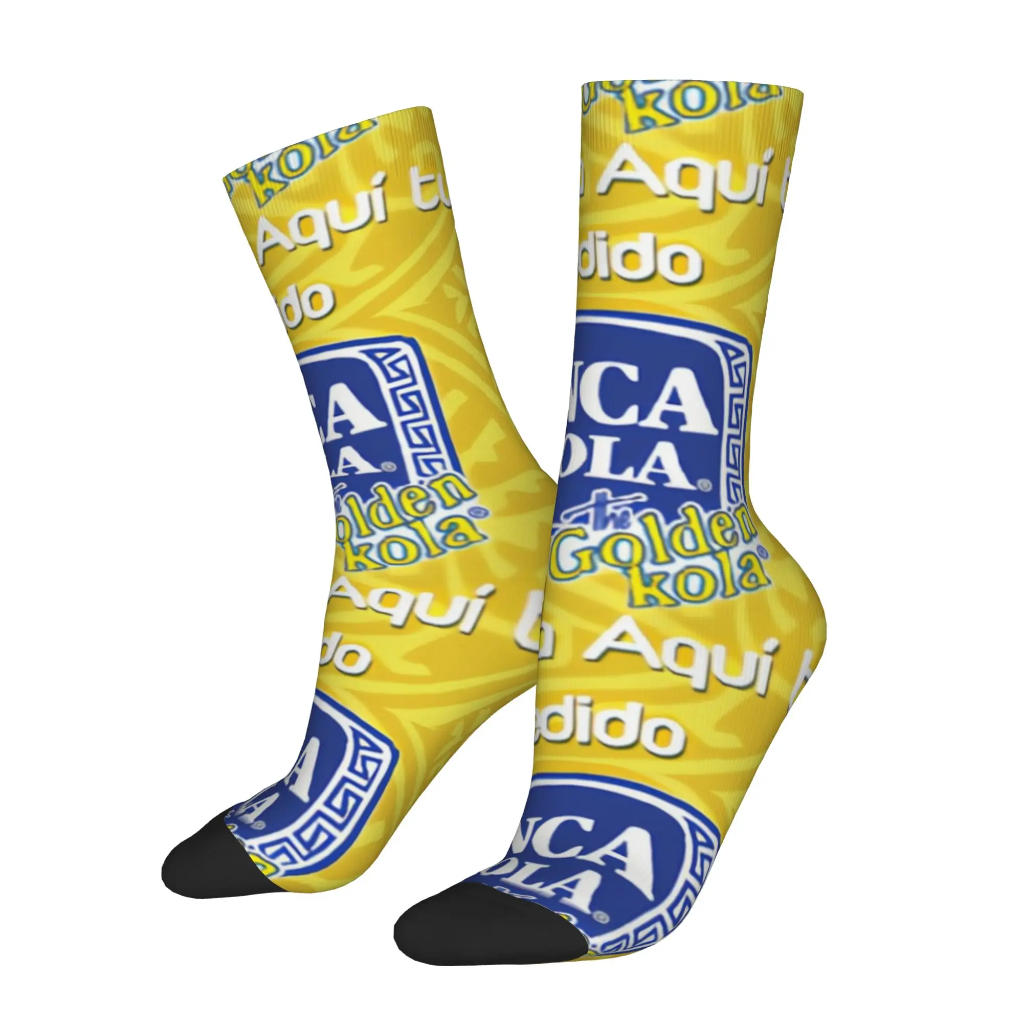 

Funny Sock iInca Kola iInca Kola Golden Kola Order Rock Quality Pattern Printed Men Socks Novelty Men's Socks