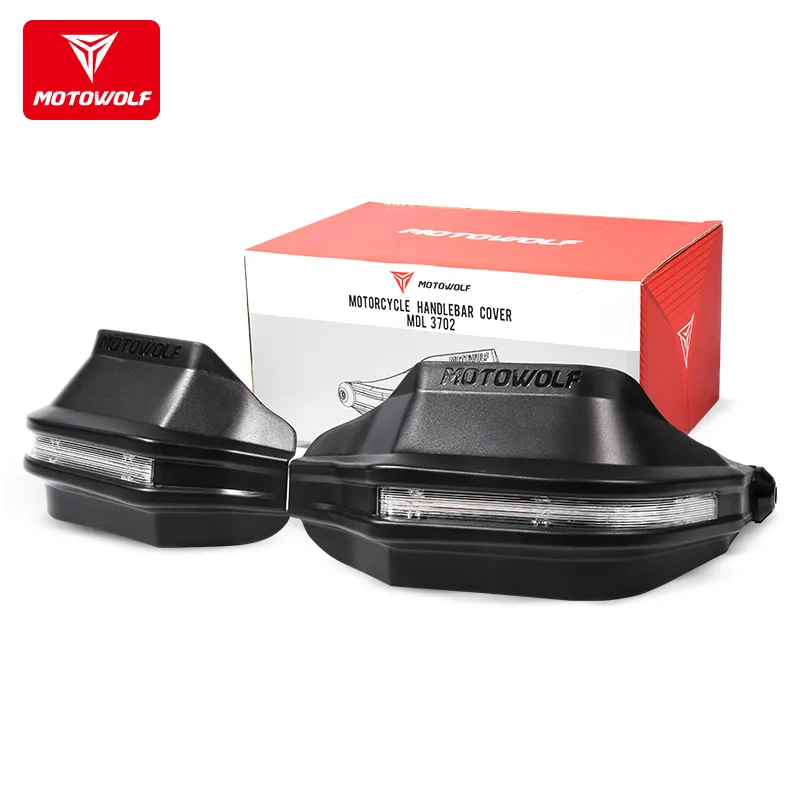 

Hand Guard Handle Protector Shield Windproof Handlebar HandGuards with LED Turn Motorcycle for NC750X CB300R CB190 CB150R