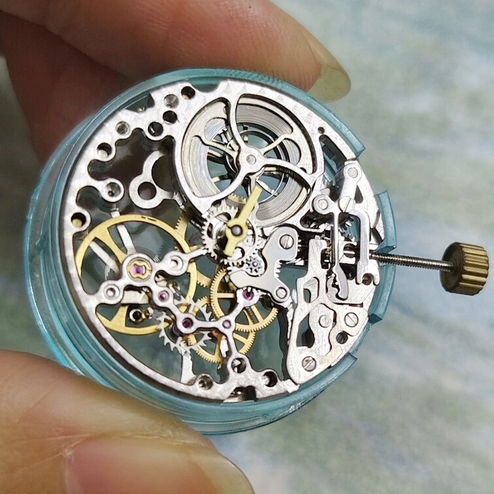 ST17 Mechanical Movement Ultra-Thin Handwind Fine Polishing for Watch Maker DIY