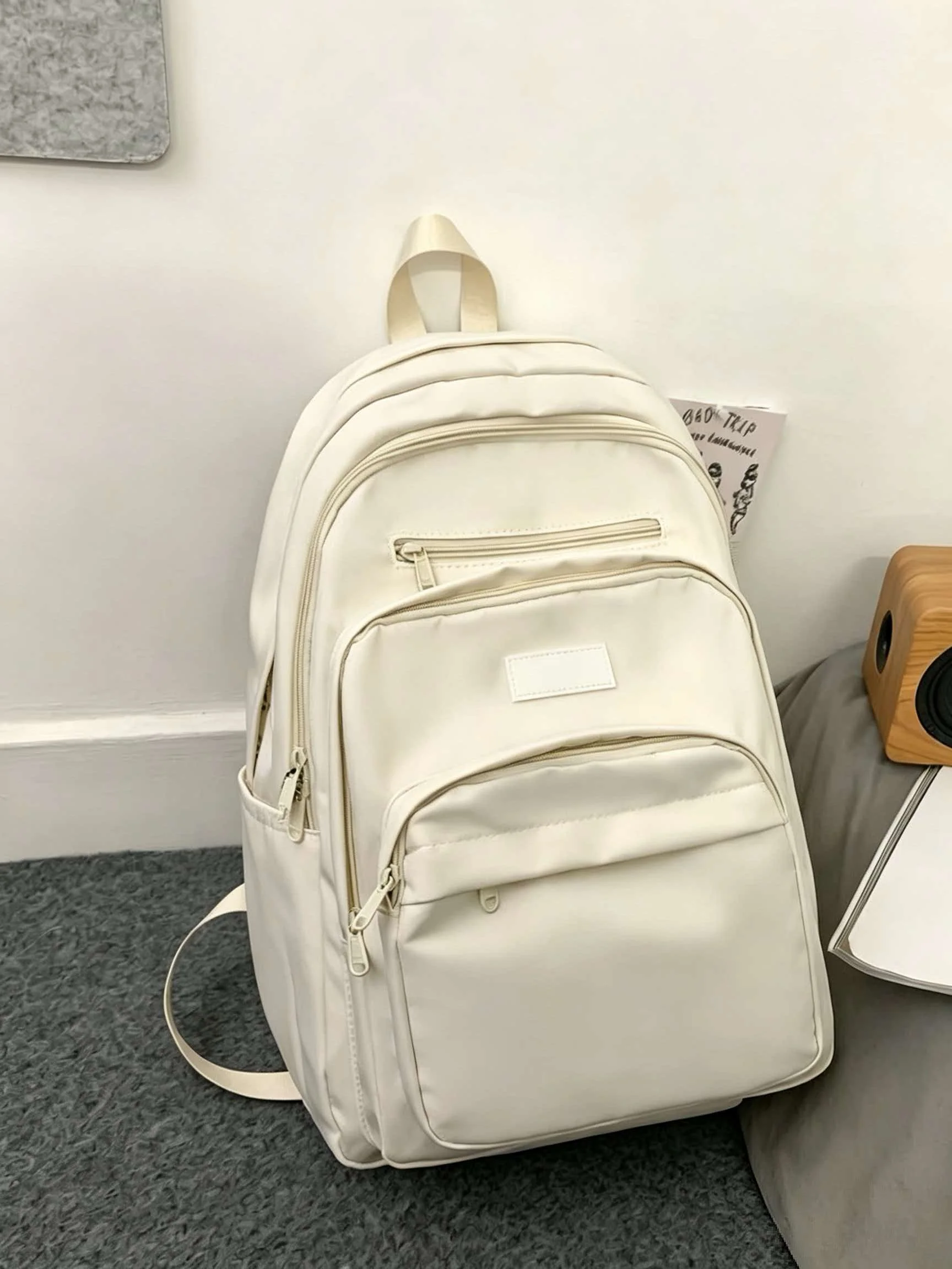 Versatile Large Capacity Backpack for Female College Students High School Birthday Collection Leisure Outdoor Travel Bag