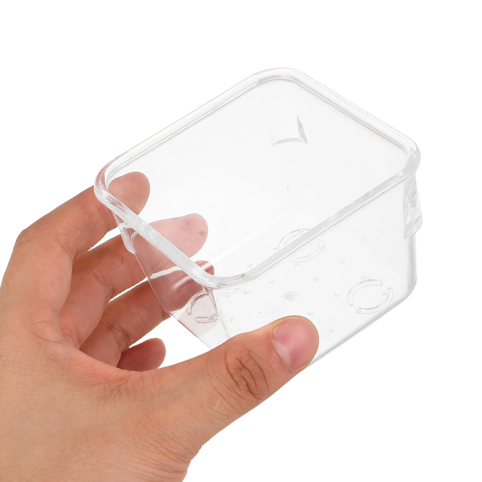 24Pcs Clear Plastic Stackable Vanity Organizer Drawer Storage Box for Makeup Cosmetics Small Transparent Storage Container