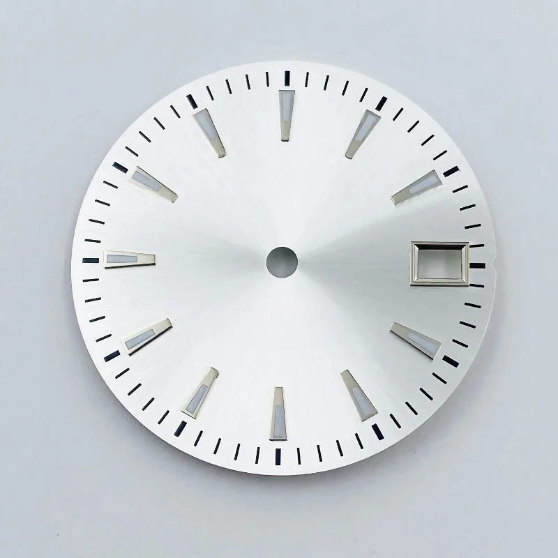 New for NH35 Dial 28.5MM Can Dial Green Luminous Mechanical Watch Modification for NH36 Literal Watch Accessories