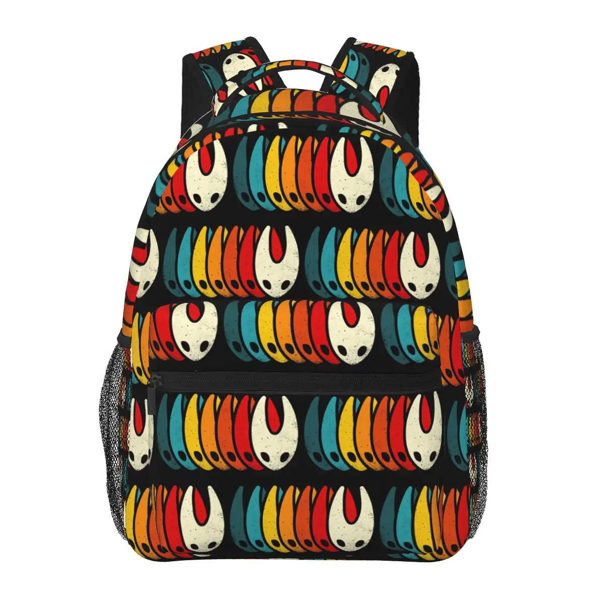 Hornet Silksong Hollow Knight Stripes Backpacks Boys Girls Bookbag Students School Bags Cartoon Kids Rucksack Shoulder Bag