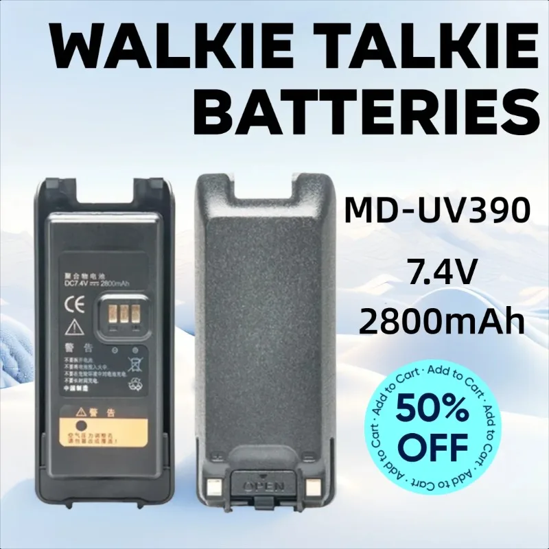 

7,4 В 2800 мАч MD-UV390 для TYT DMR цифровая рация литиевая батарея резервная плата батареи для рации