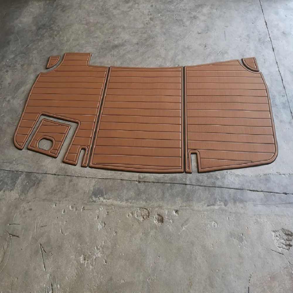 

Swim Platform Boat EVA Foam Faux Teak Deck Floor Pad Mat For Boat Four Winns 328 Vista