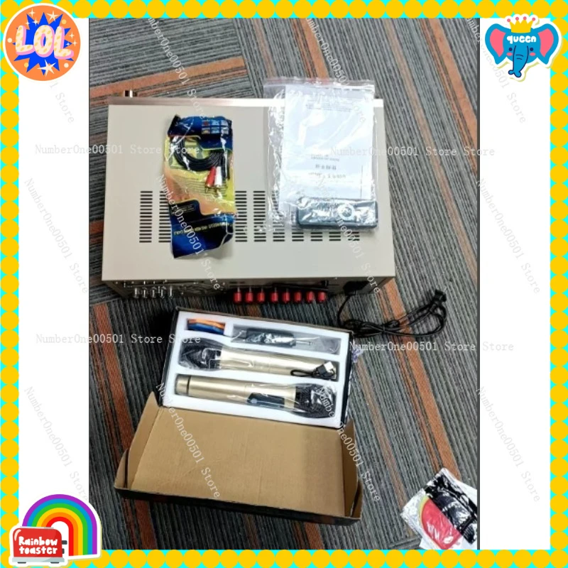 7.1CH Dynamic Display Home Theater Amplifier Professional Karaoke System with Bluetooth 5.3