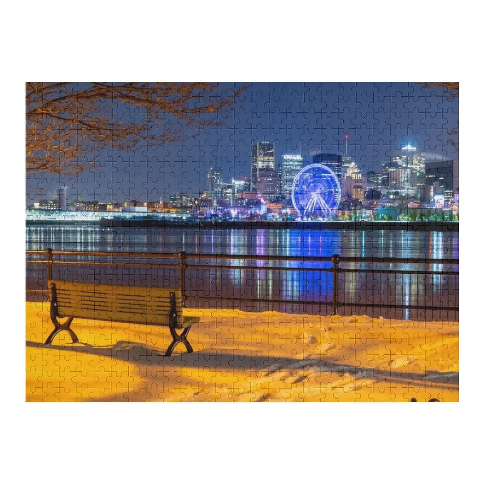 

Winter Montreal view Jigsaw Puzzle Wood Adults Scale Motors Wood Animals Puzzle