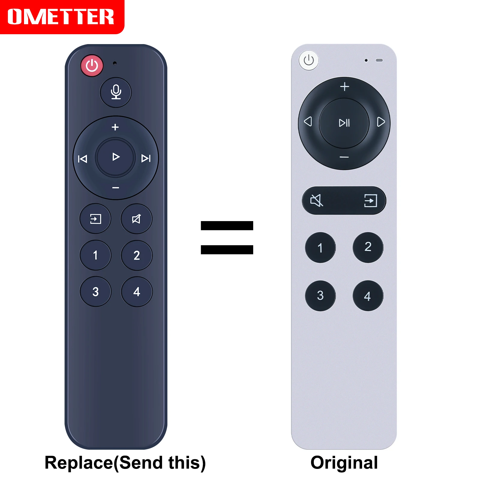 New Voice Remote Control For WiiM Mini Pro Plus AirPlay 2 Receiver Audio Streamer