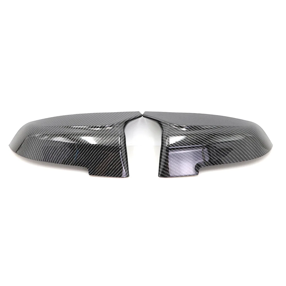 

For BMW 5, 6, 7 Series F10, F11, F01 later models carbon fiber style/Glossy Black M5 horn replacement rearview mirror covers
