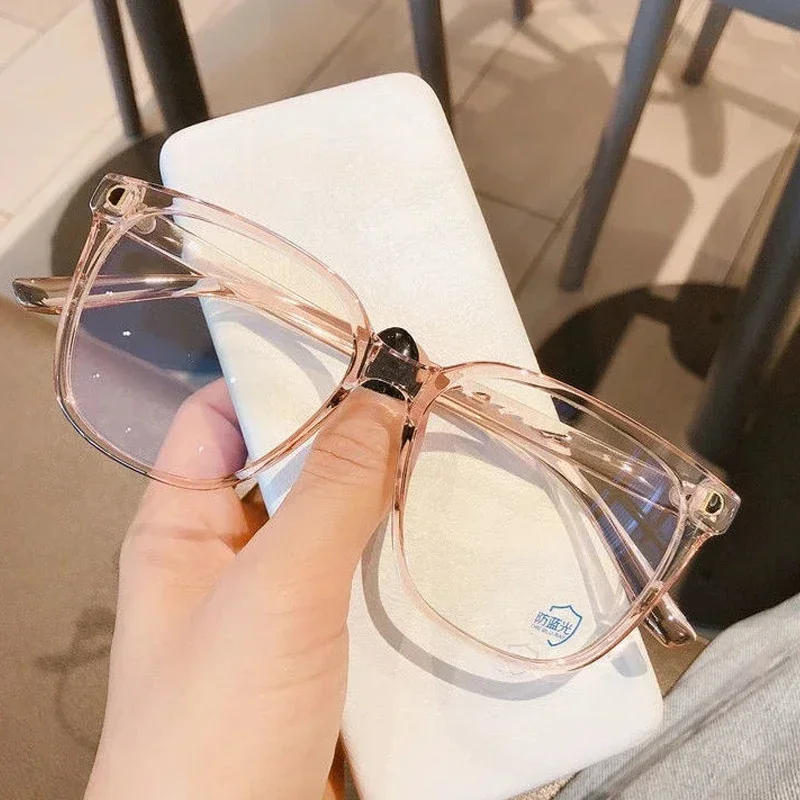 Big Sizes Finished Myopia Glasses Trendy Anti-reflective Optical Computer Minus Eyewear Unisex Nearsighted Diopter 0 To -6.0