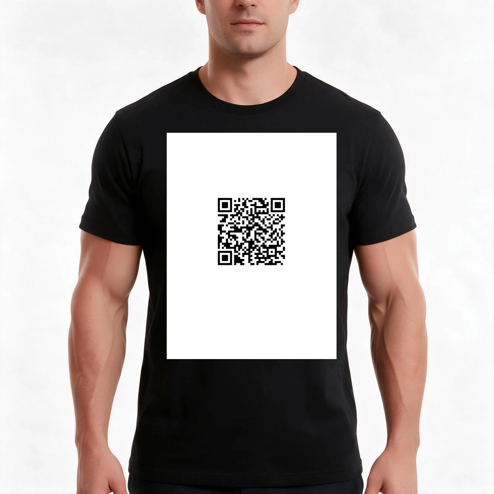 Barry Wood QR Code LOL T-Shirt Summer Casual Cotton Tee Oversized Streetwear Tops Vintage Graphic Print Unisex Men Women