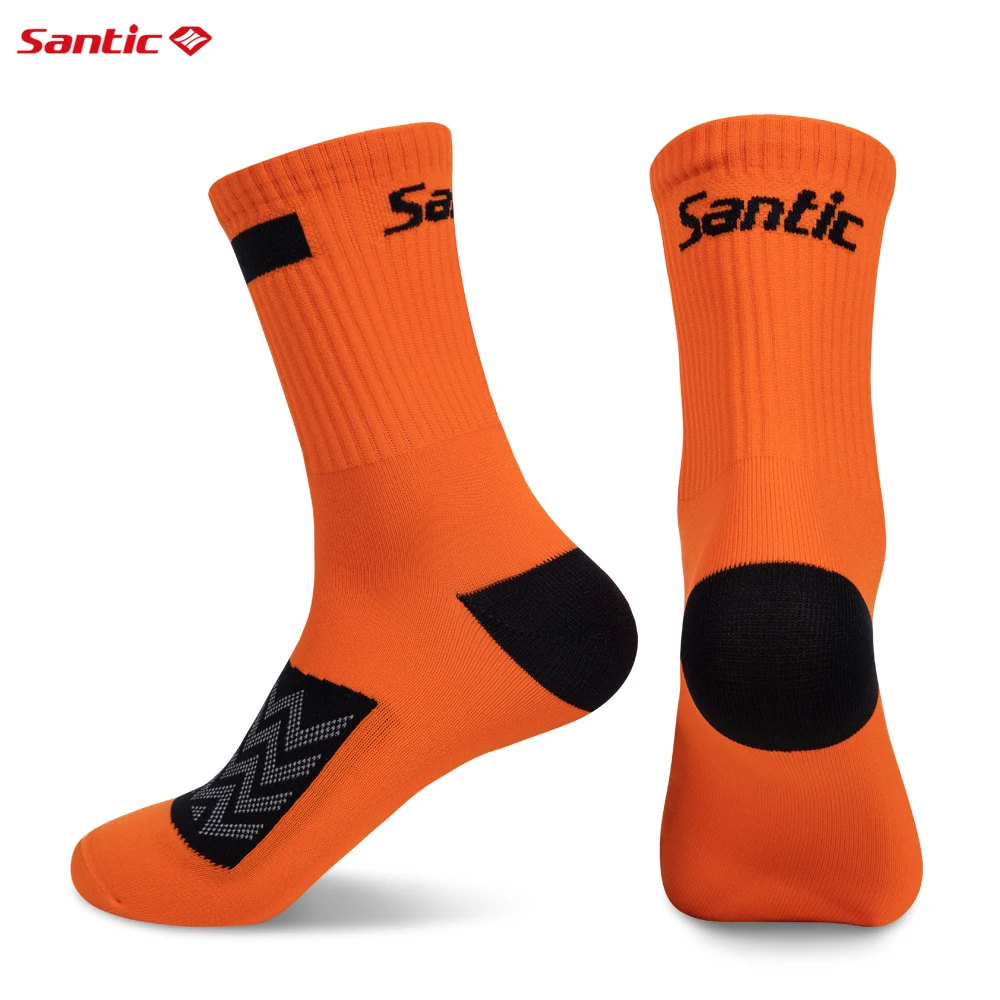 Santic Cycling Socks Breathable Multi Color High Elasticity Sports Outdoor Fitness Socks K3P146