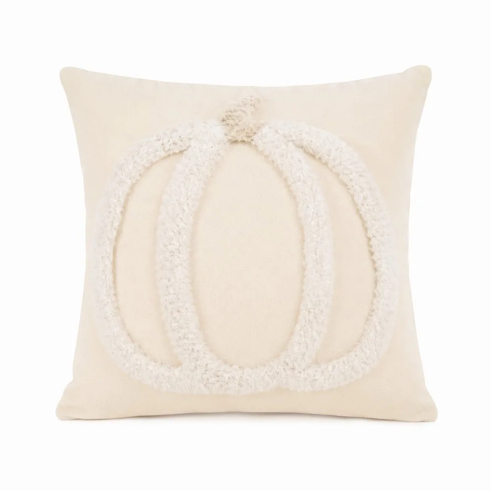 Comfortable Halloween Pillow Cover Soft Texture Skin-friendly 3D Tufting Pillowslip Practical Festive Decor Throw Pillowcase