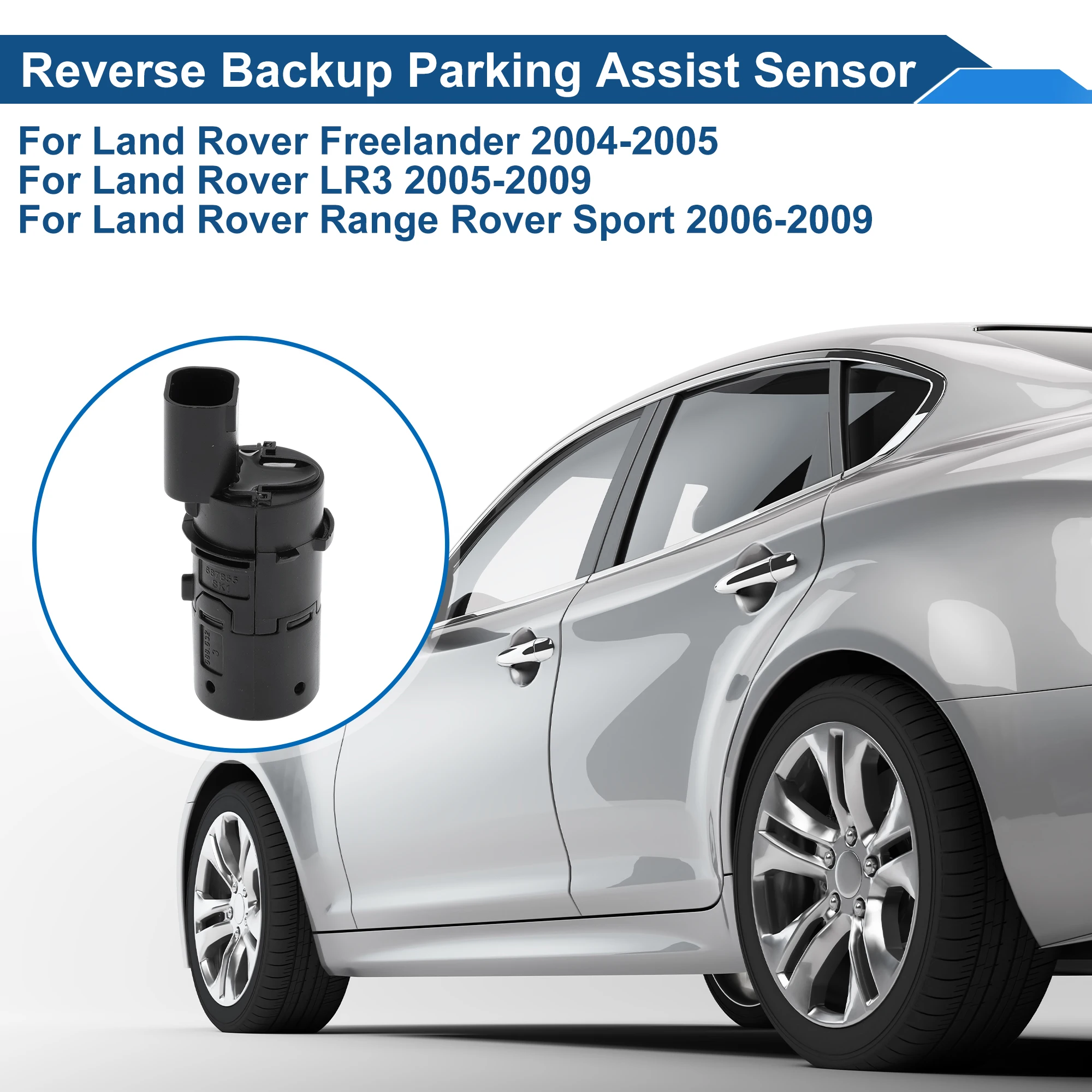 UXCELL No.YDB000121PNF Reverse Backup Parking Sensor for Land Rover Freelander 2004-2005 Black Parking Aid Assist Sensor 1 Pc
