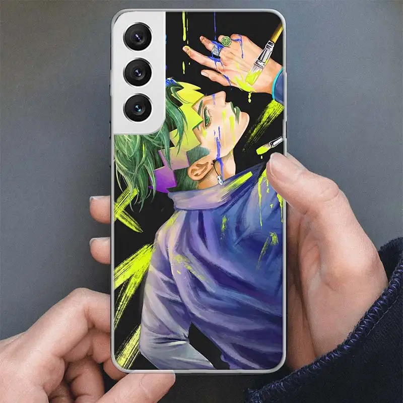 JoJo Adventure Rohan Kishibe Phone Case For Samsung Galaxy S25 S24 S23 S22 Ultra S21 S20 FE S10 Plus S10E + S25U Soft Cover Shel