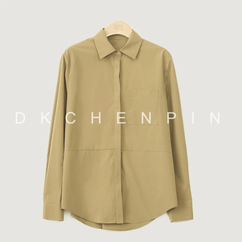 

Новая женская свободная повседневная модная верхняя одежда Chengpin u Rou: удлиненный свитер с воротником, весна-осень