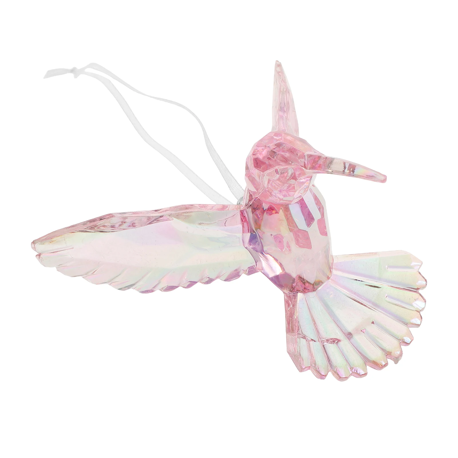 

Hummingbird Hanging Ornaments Acrylic Iridescent Bird Suncatchers Shiny Decorative Figurines For Christmas Tree Wedding