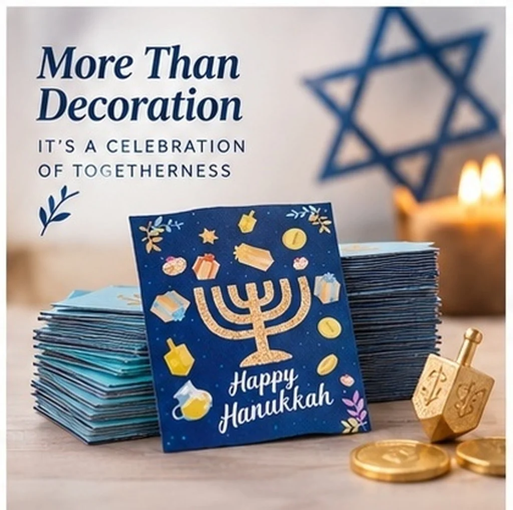 50Pcs Hanukkah Holder Star Menorah Party Decoration Table Scatter Table Centerpiece Hanukkah Party Supplies Holiday