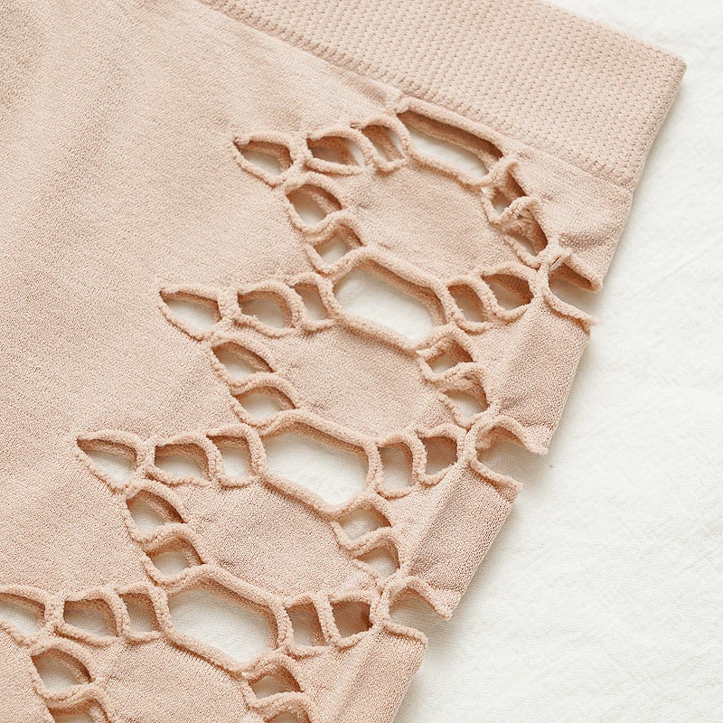 3 шт. женские трусы-боксеры с вырезами по бокам, бесшовные удобные однотонные трусики со средней талией, простые защитные брюки