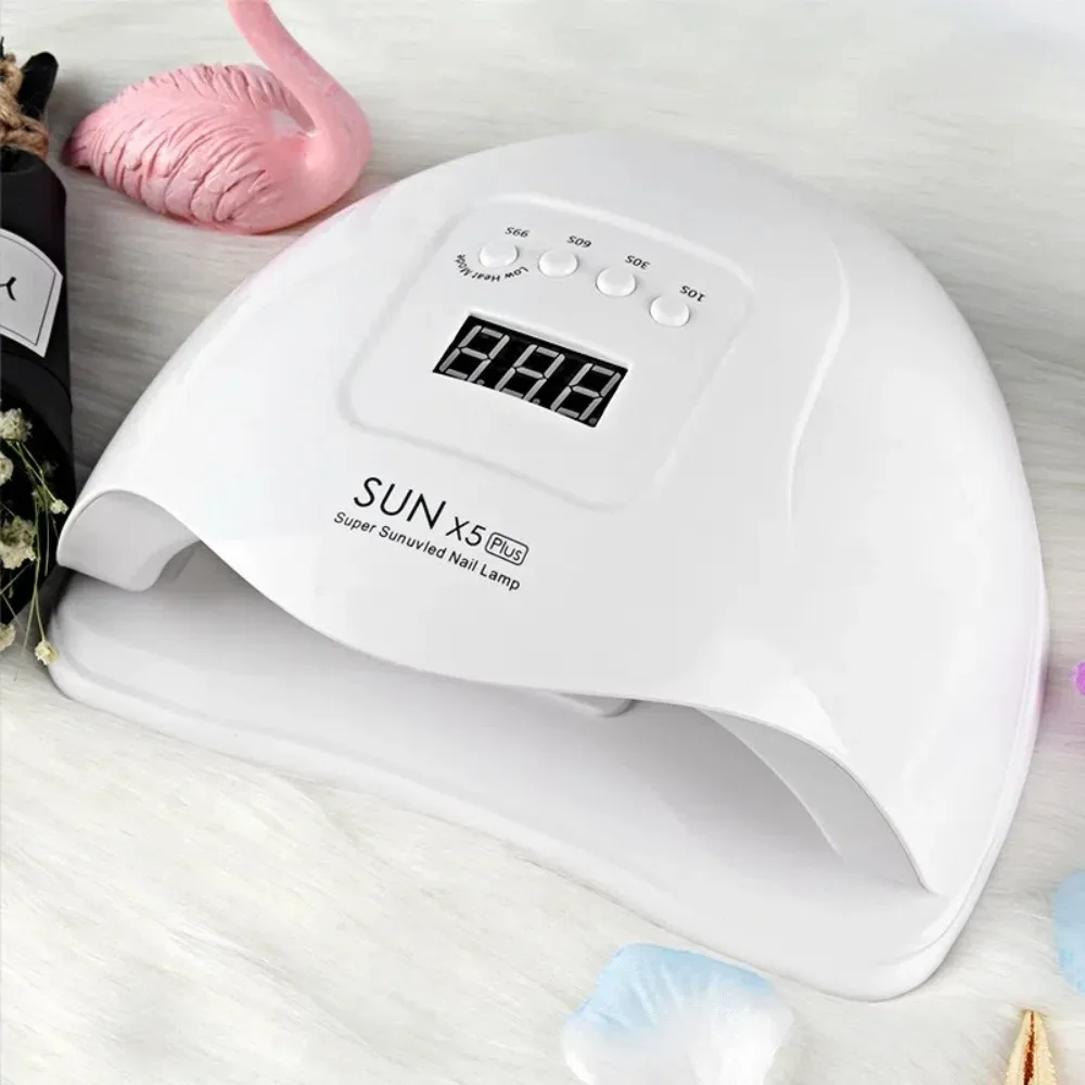 

White Nail Lamp Dual Light Source Auto Sensor UV Nail Dryer 4 Timer Presets 36Lamp Beads Manicure UV Lamp Salon Nail