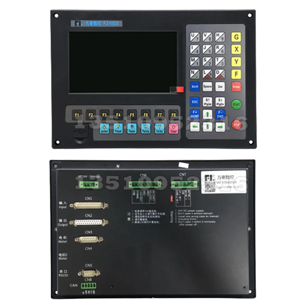 F2100t V 5.0 Plasma Flame Cutting Machine Controller 2 Axis Cnc System+f16301 Voltage Divider+f1510 Remote Control And Receiver