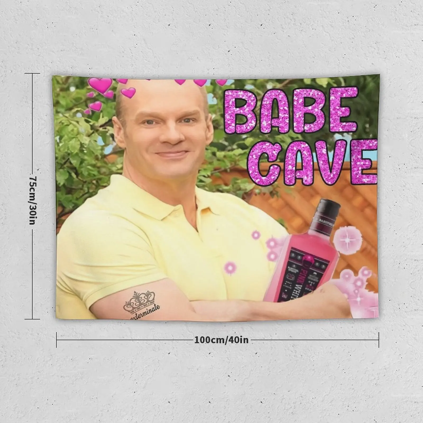 Bob Duncan Wow Party Ready Bob Is Babe Cave Tapestry Decorative Wall Murals Decorative Paintings Tapestry