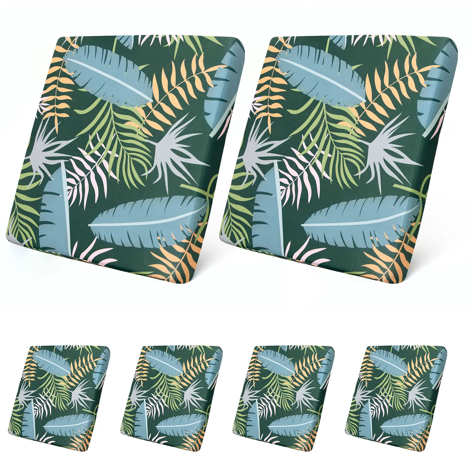 3/6/8Pcs Patio Stretch Bank Kussenhoes Outdoor Kussenhoes Vervangende Terraslipcovers Stoelhoes Zacht