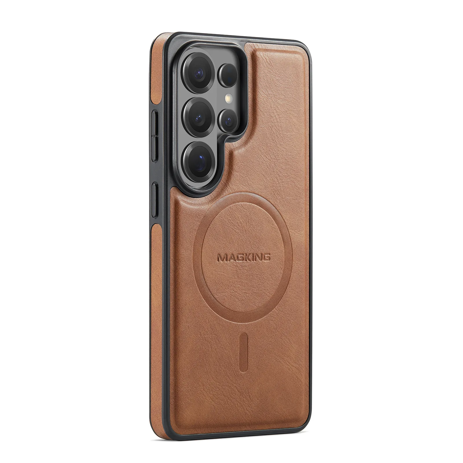 Luxury K2 leather card bag magnetic phone case for Samsung Galaxy S26 Ultra S25 Edge S24 Ultra S23＋ leather protective case