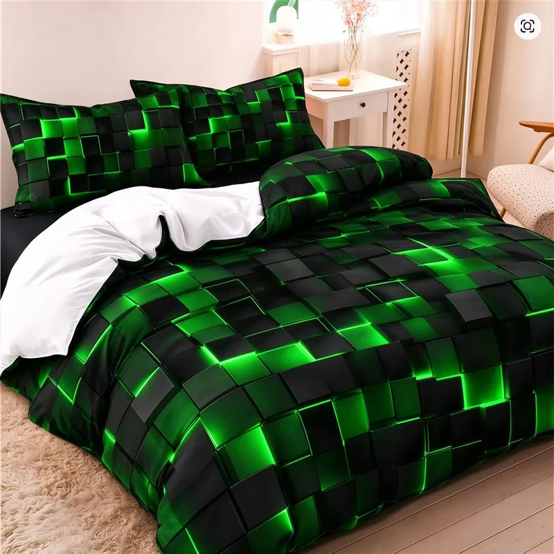 Color luminescence Bedding Set Sand Bed Linen Home Decor Single Double Twin Size For Boys Girls Adults Sunset Tree Duvet Cover S