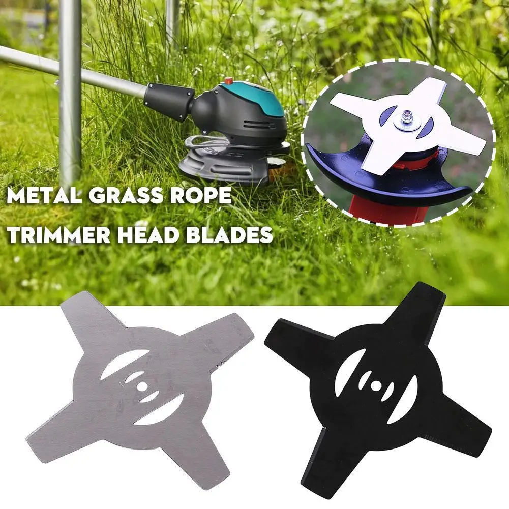 

15cm Metal Grass String Trimmer Head Replacement Lawn Mower Saw Blades Fittings Electric Garden Power Tool