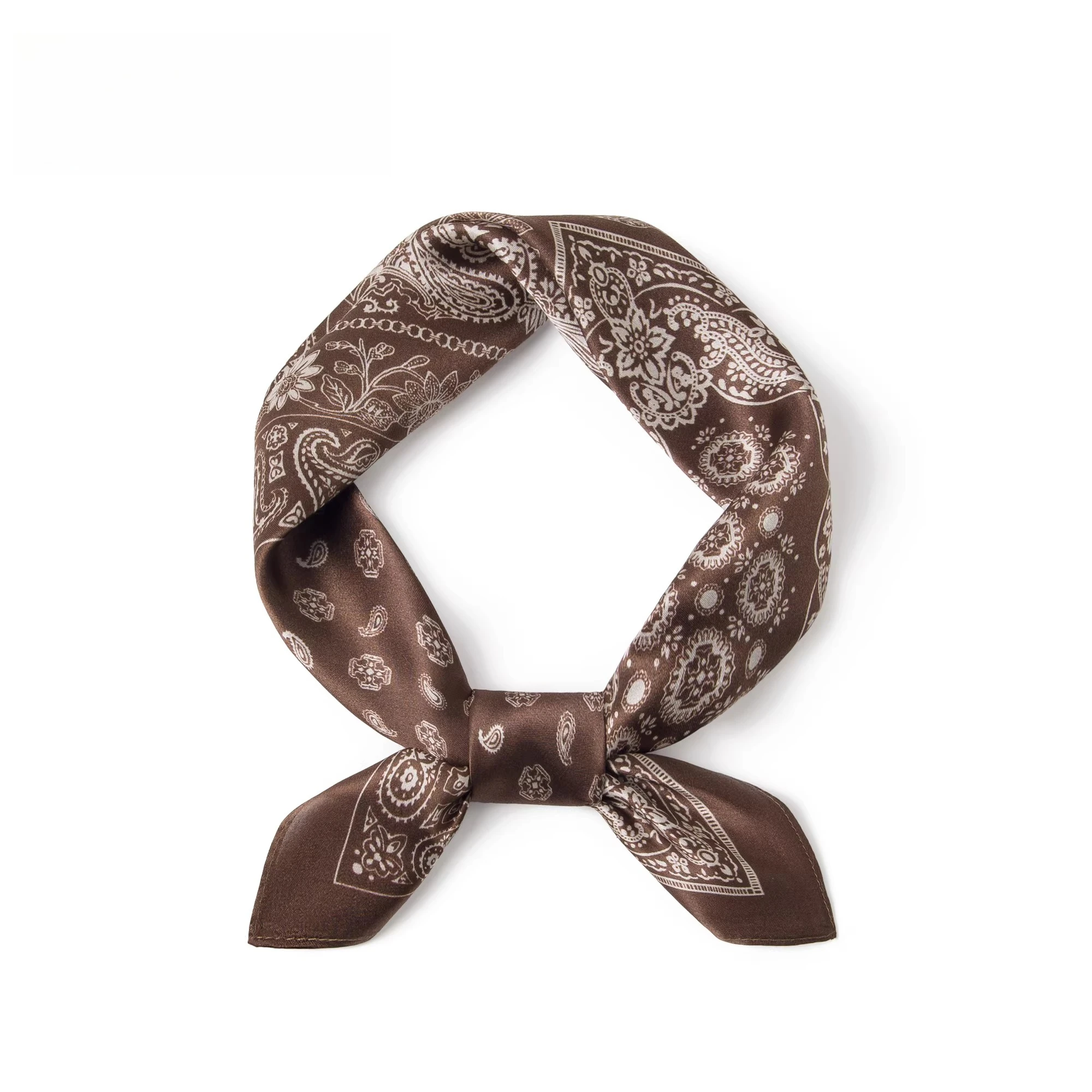 

Maillard Style Scarf Men's Daily Commuter Decorative Silk Scarf Modern Art Fashion Wrist Scarf