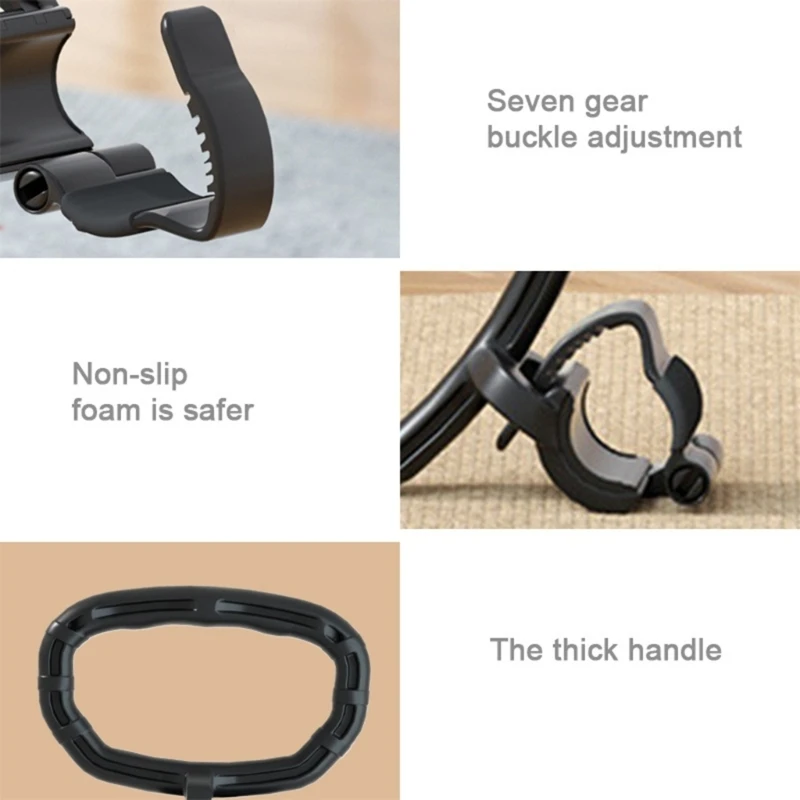 Strength Exercise Handle for Weight Plates, Kettlebell Grip with Lock Design and Textured Hold, 21 x 19 Size T4MB