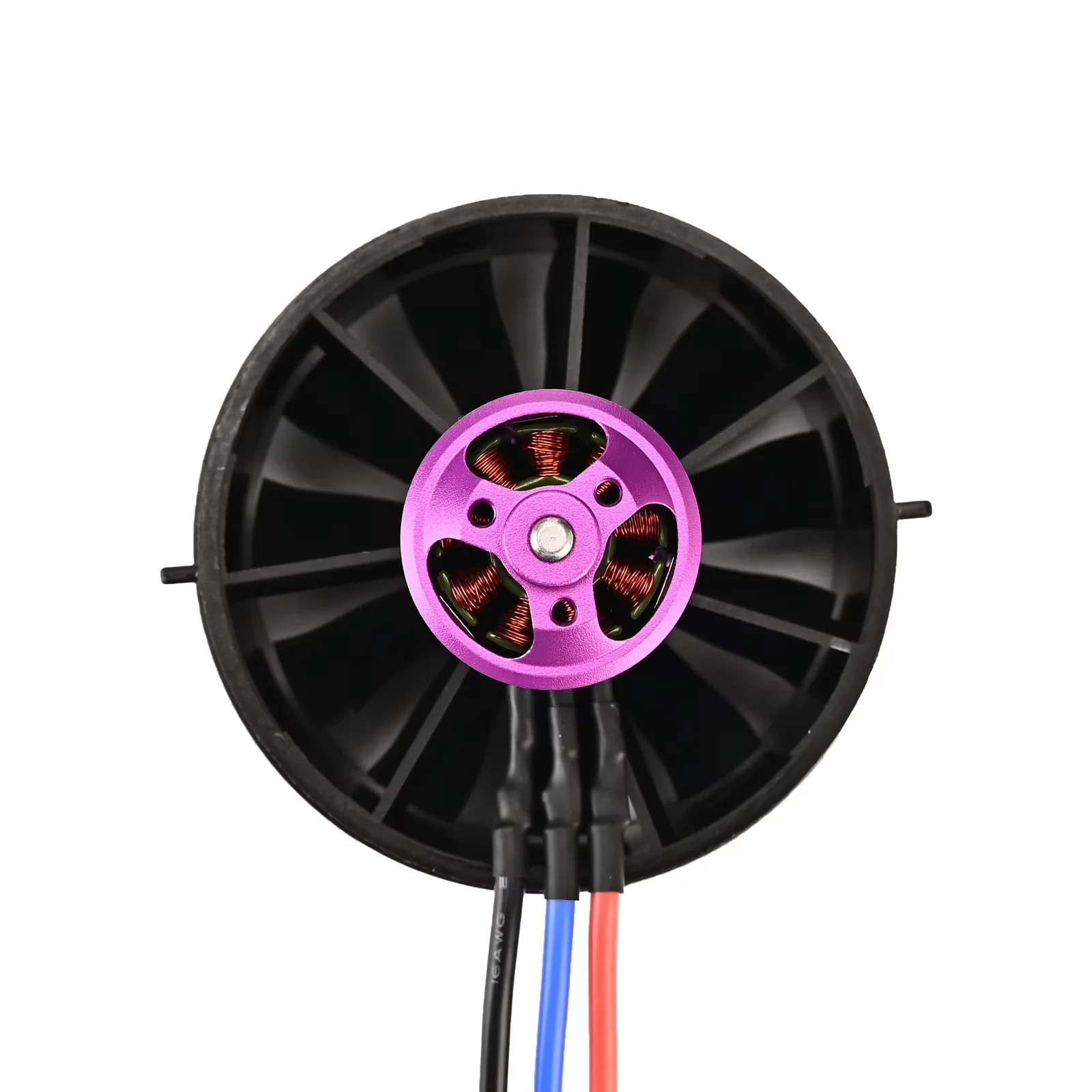 64mm EDF 11 Blades Ducted Fan, 3500KV Brushless Motor, Balance Tested For 4S RC Jet Airplane Model