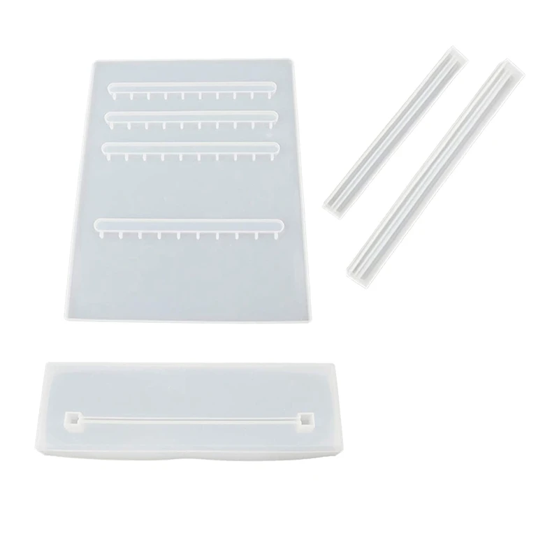 

Силиконовый органайзер для ювелирных изделий, форма для смолы, подставка для украшений «сделай сам», вешалка для хранения сережек, домашний декор