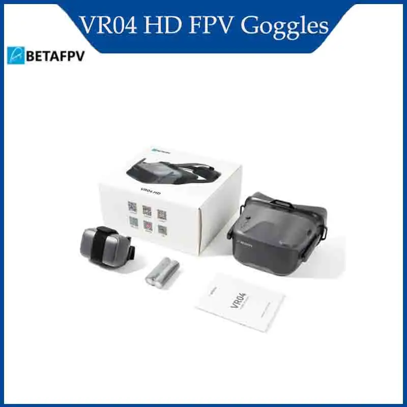 

Очки BETAFPV VR04 HD FPV с встроенным аккумулятором емкостью 2600 мАч и поддержкой записи видео высокой четкости в карту MicroSD. RC